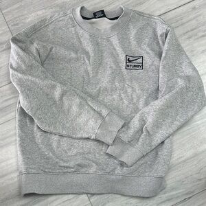 Stussy Gray Crewneck Sweatshirt